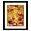 Water Lily Abstract Brown