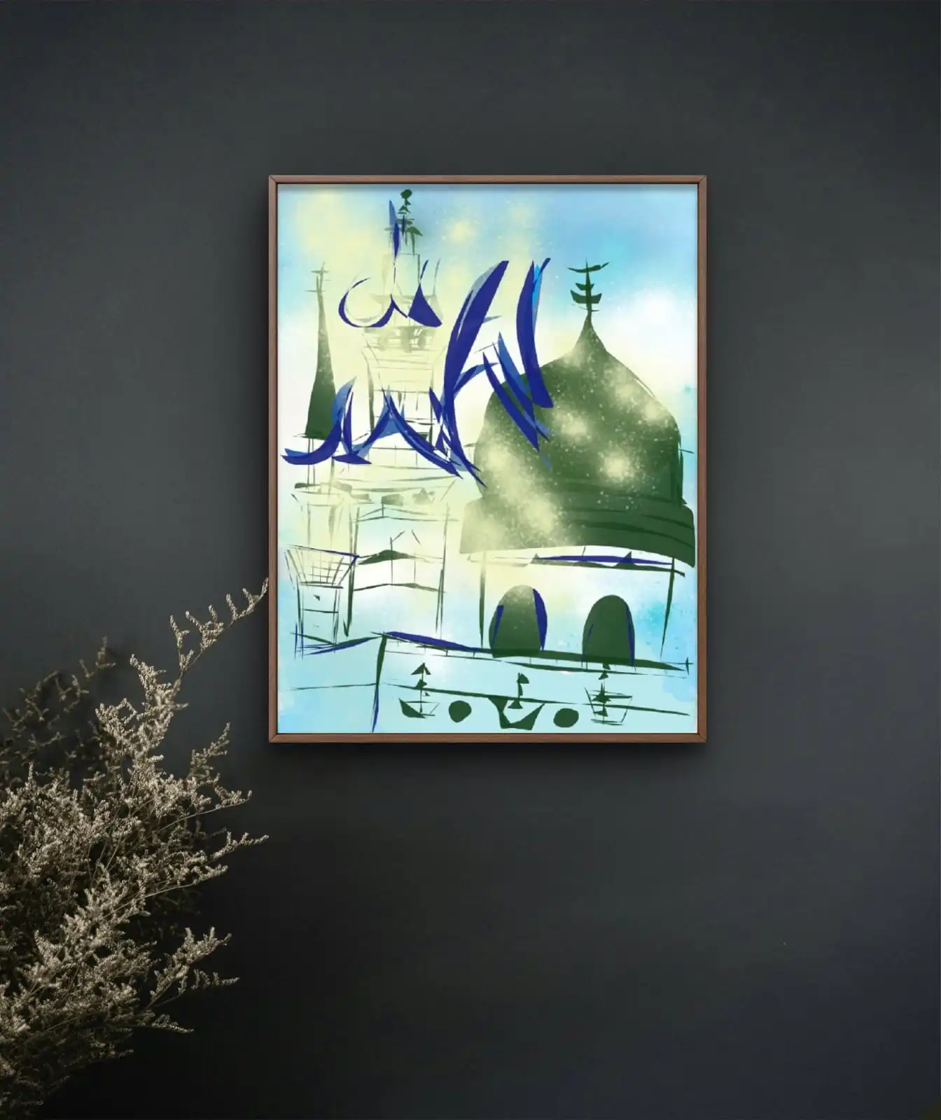 Spiritual Architecture abstract architectural art canvas