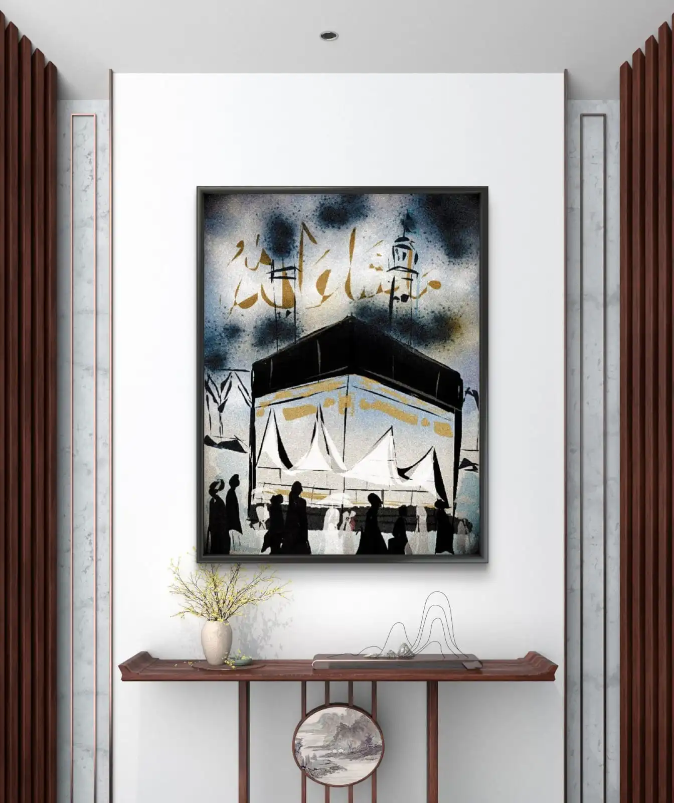 Under Sacred Sky abstract art fine art print on cotton canvas