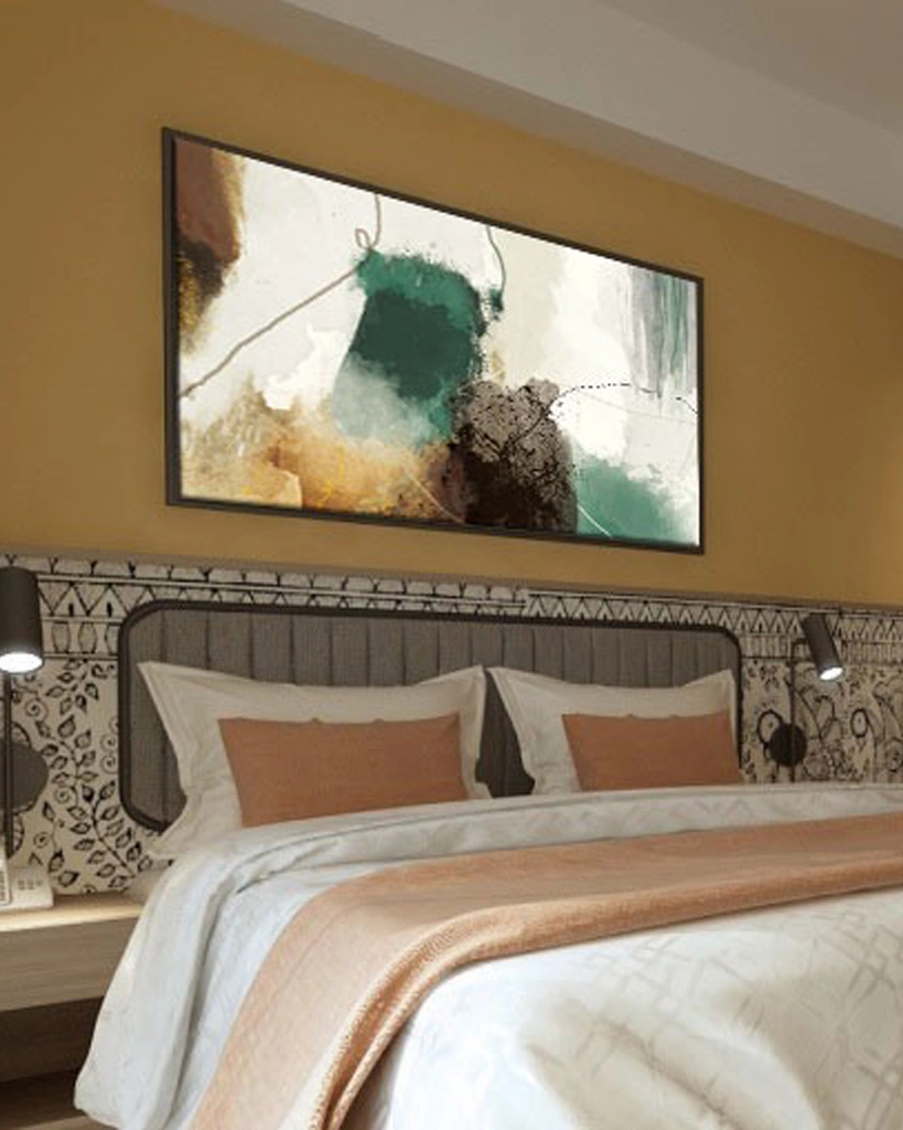 Wall art for interior decoration – modern paintings and handcrafted prints for home and office walls.